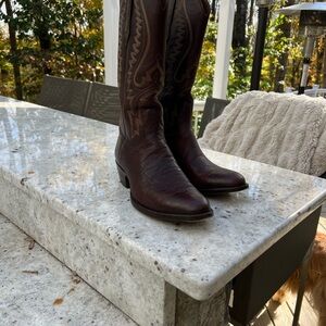 Men's Dark Brown Western Boots